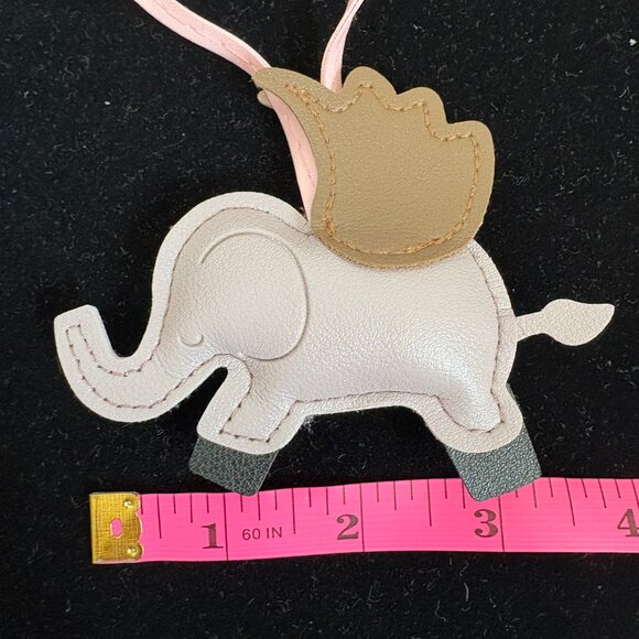 Wings Flying Elephant Bag Charm New - Picture 4 of 5